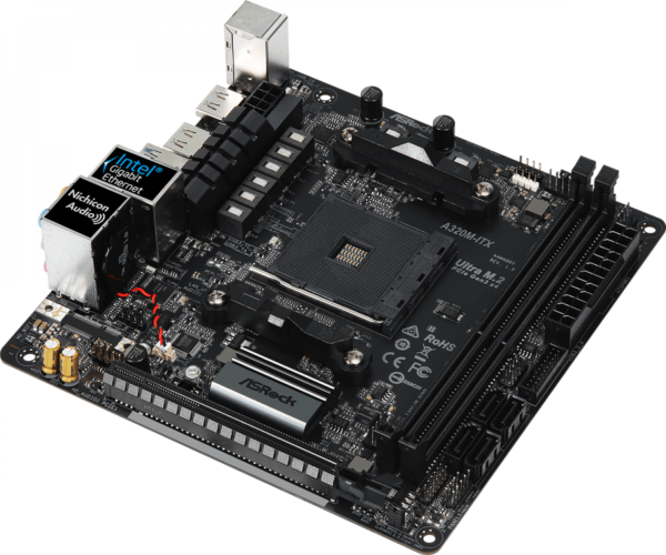Asrock A320M AM4 (ITX) - Imagen 2