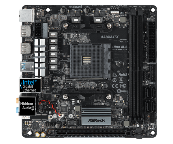 Asrock A320M AM4 (ITX) - Imagen 4